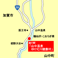 ���̉w�u�R�㉷��䂯�ނ茒�N���v�ʒu�}