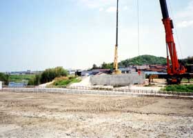 南加賀道路工事中写真