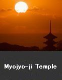 Myojo-ji Temple's five-storey pagoda, an Important Cultural Asset Takidani Town, Hakui City