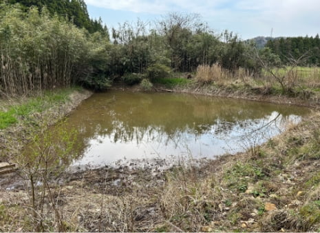 水張（みずはり）水田の設置