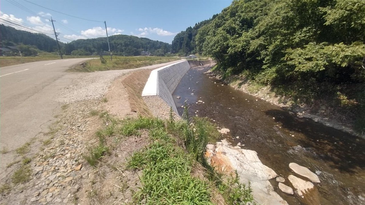 町野川の復旧後