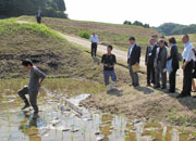 FAO inspection before the opening event (Mikohara district, Hakui City)