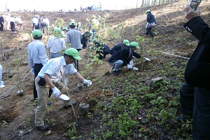 記念植樹会場