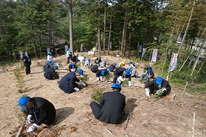 記念植樹会場