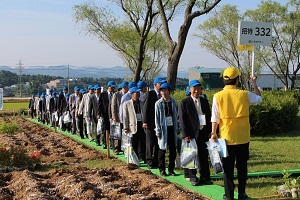 記念植樹会場