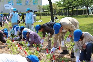 記念植樹会場