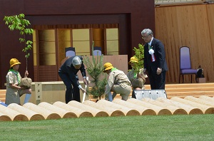 天皇陛下のお手植え