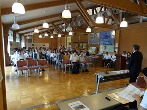 木場潟公園センターでの講座の様子