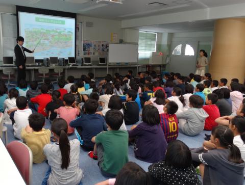 苗代小学校での講座の様子