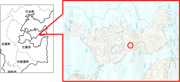 七尾市能登島生涯学習センター（松茸山再生研究会協力）